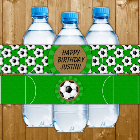 soccer water bottle labels to print