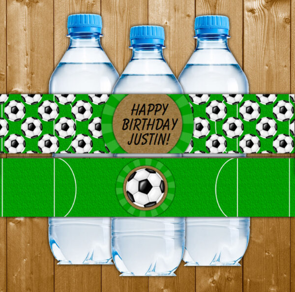 soccer water bottle labels to print