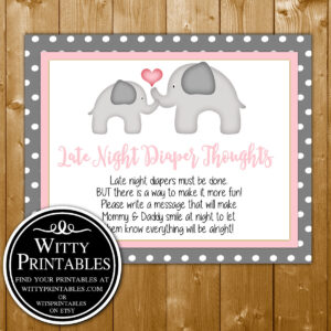 Late Night Diaper Thoughts Wittyprintables