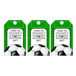 Soccer Favor Tags For Birthday Party Favors Wittyprintables