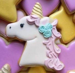 unicorn party food ideas, cookie
