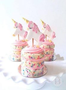 unicorn party food ideas, cakes