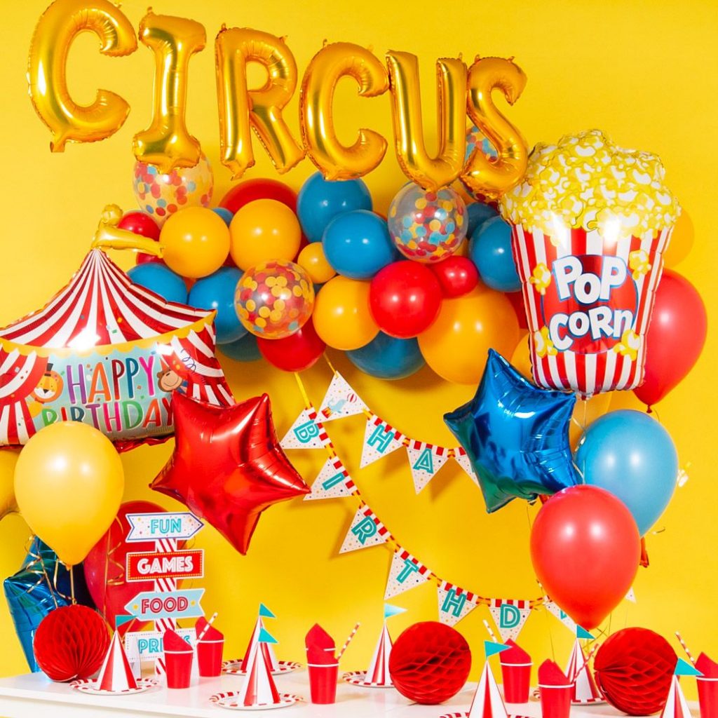 circus balloons themed