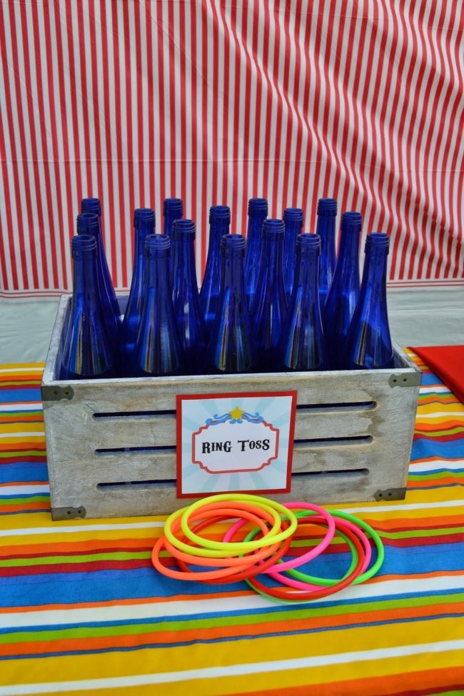 ring toss circus theme game party