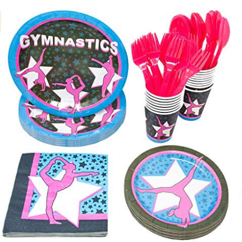 Gymnastics Party Invitation Printable Digital Download Girl Birthday ...