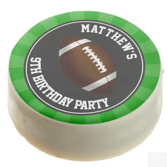 Football Party Printables Dipped Oreo Party Favors