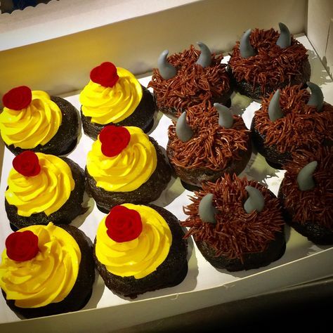 beauty and the beast cupcakes belle