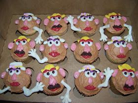 toy story cupcakes mr mrs potato head