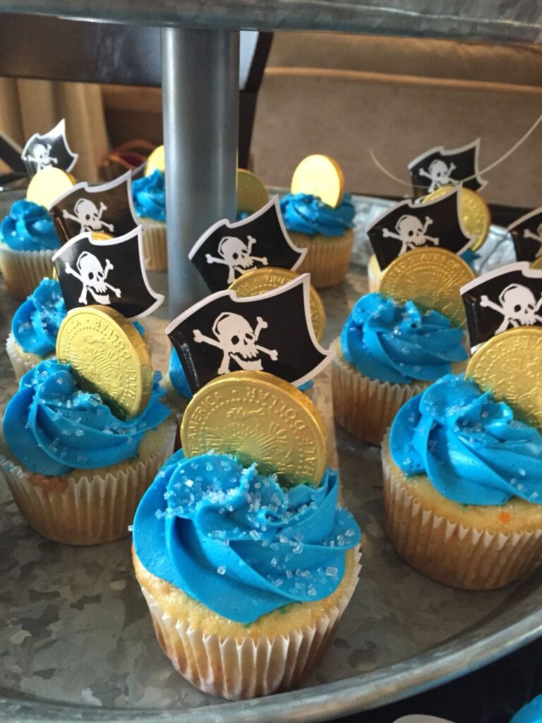 pirate cupcake decorations snacks party