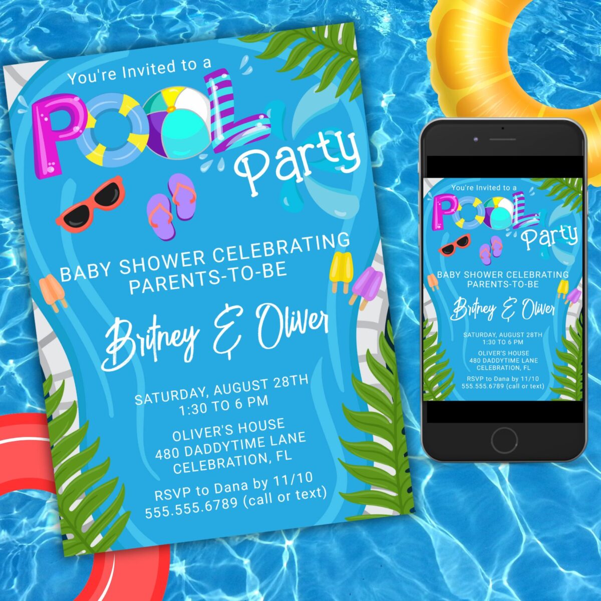 How to Host the Perfect Summer Baby Shower Pool Party