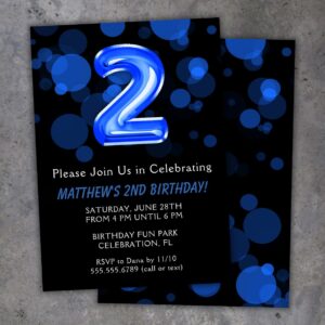 2nd birthday party invitation