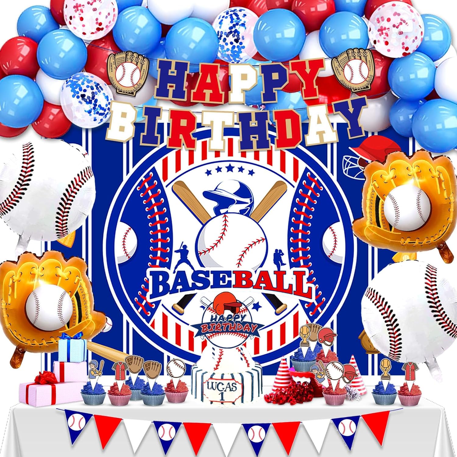 baseball birthday party supplies