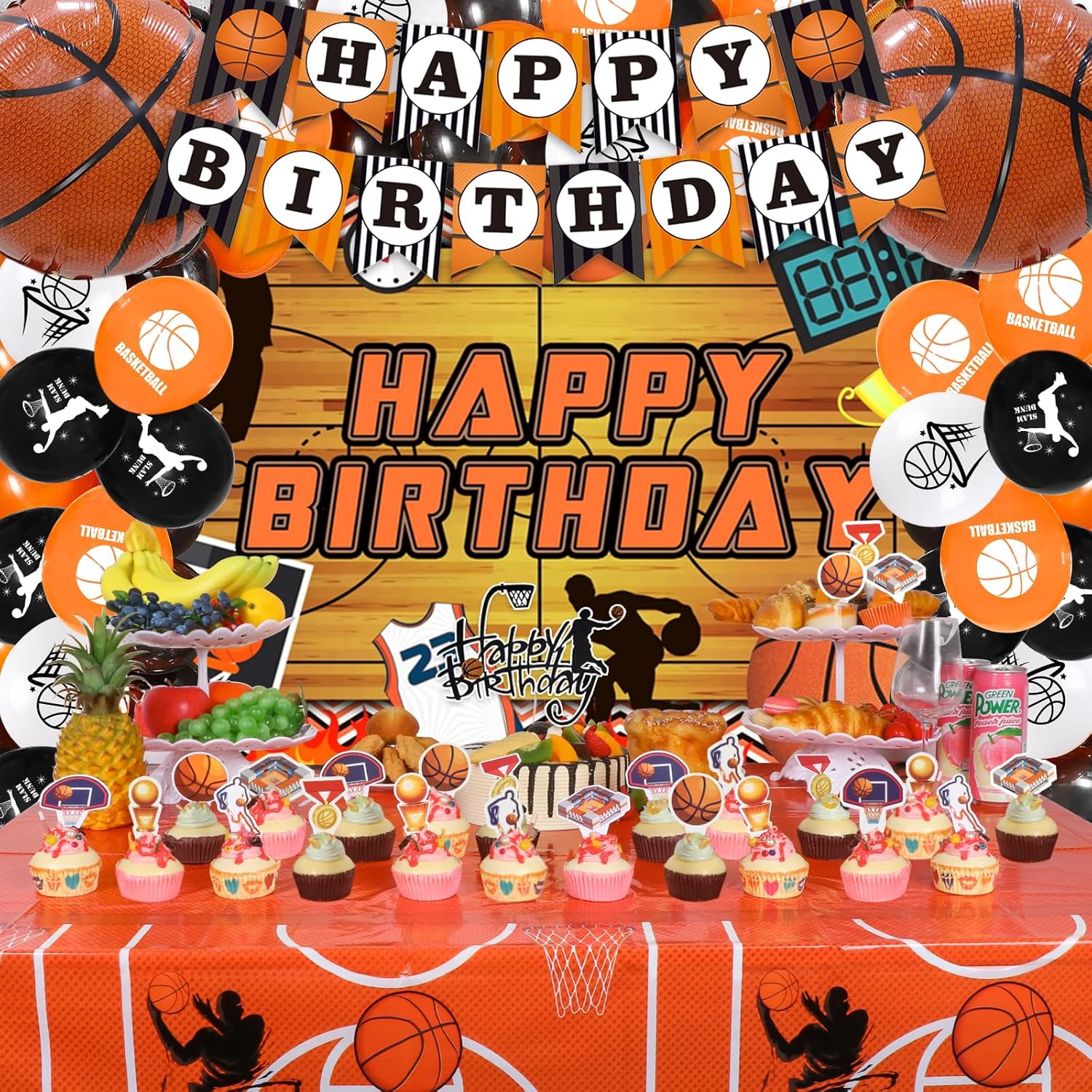 basketball birthday party supplies