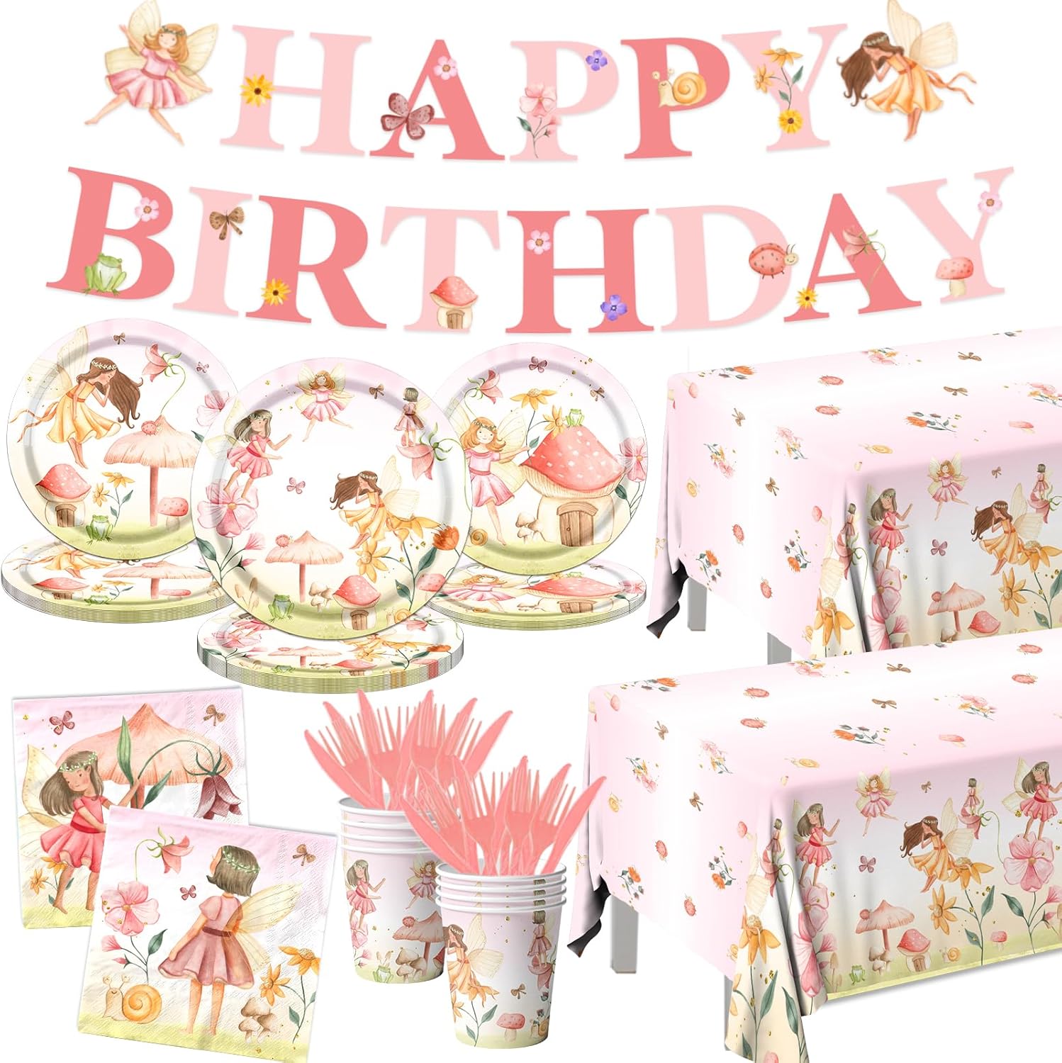 fairy birthday party supplies