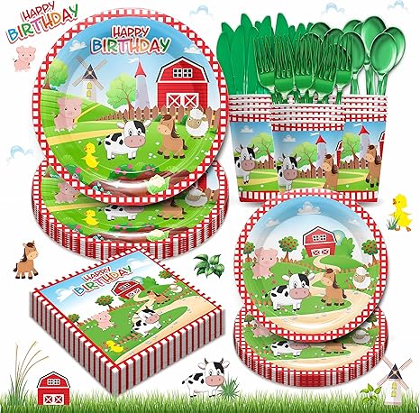 farm birthday party supplies