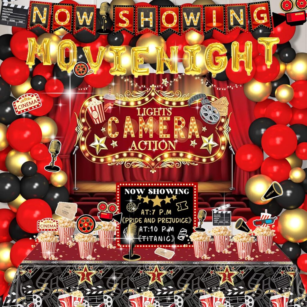 hollywood birthday party supplies