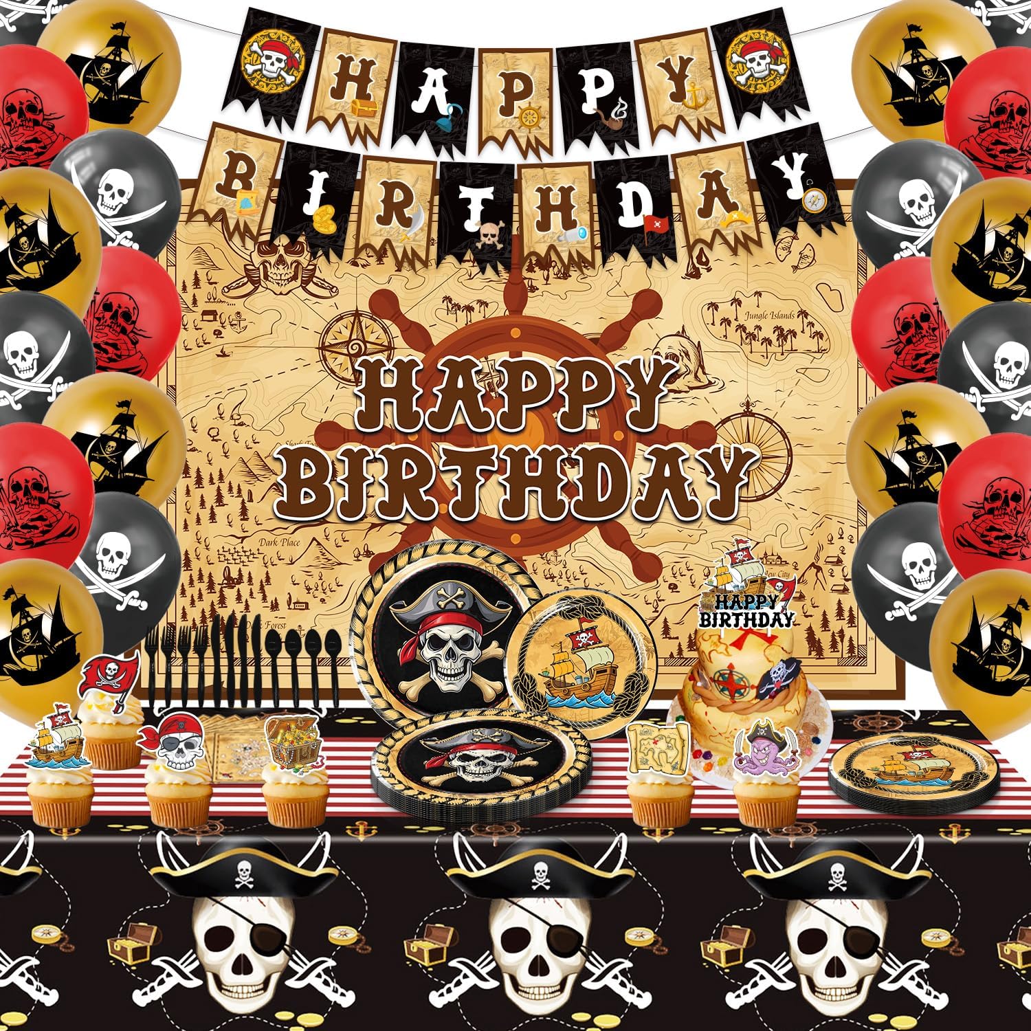 Pirate Night Birthday Party Supplies