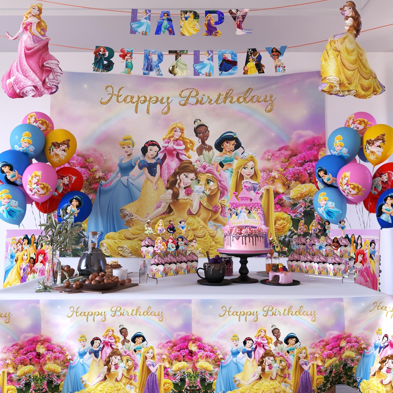 princess birthday party supplies