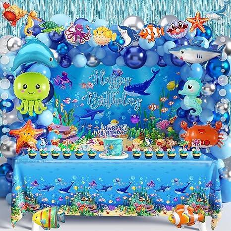 under the sea birthday party supplies