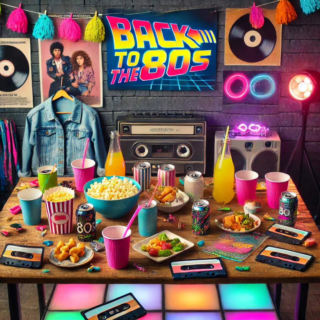 Budget Tips Back to 80s Birthday Party