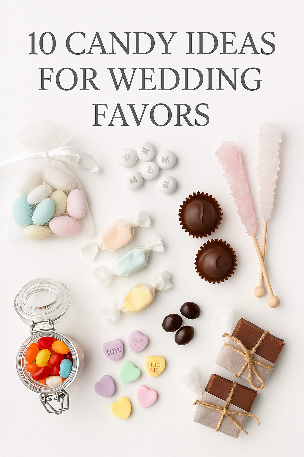 Top 10 Candy Ideas for Wedding and Bridal Shower Favors