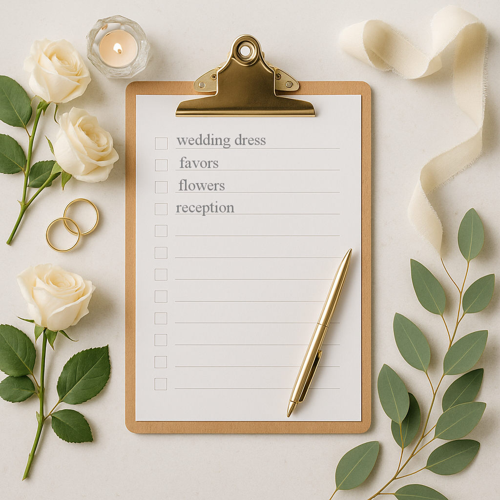 budget wedding checklist