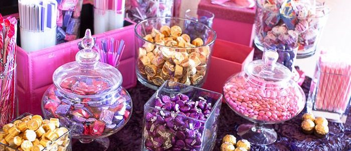 candy buffet, candy bar, party food